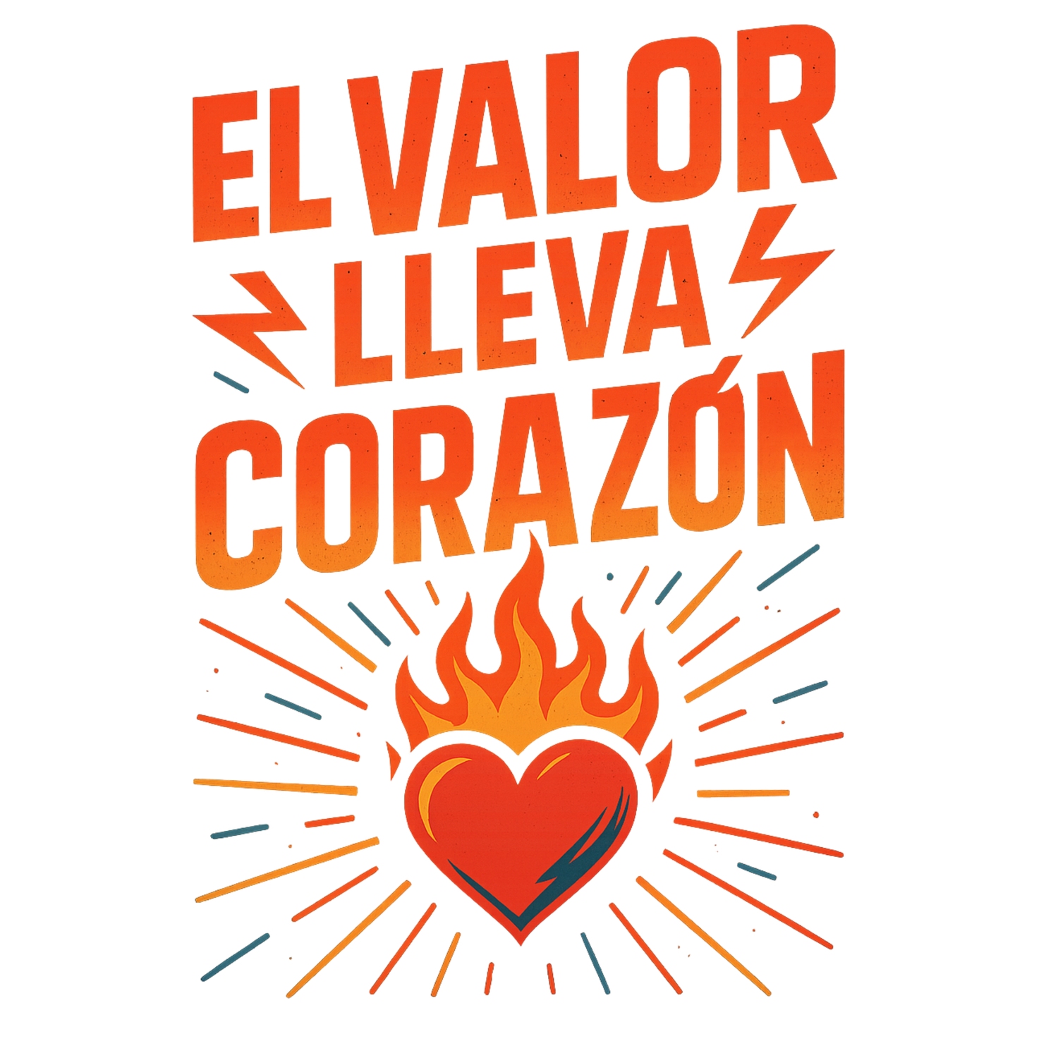 El valor lleva corazón
